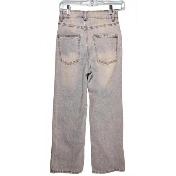 Cotton On Women's Light Wash Wide Leg Straight Denim Jeans Size 4 - Picture 2 of 9